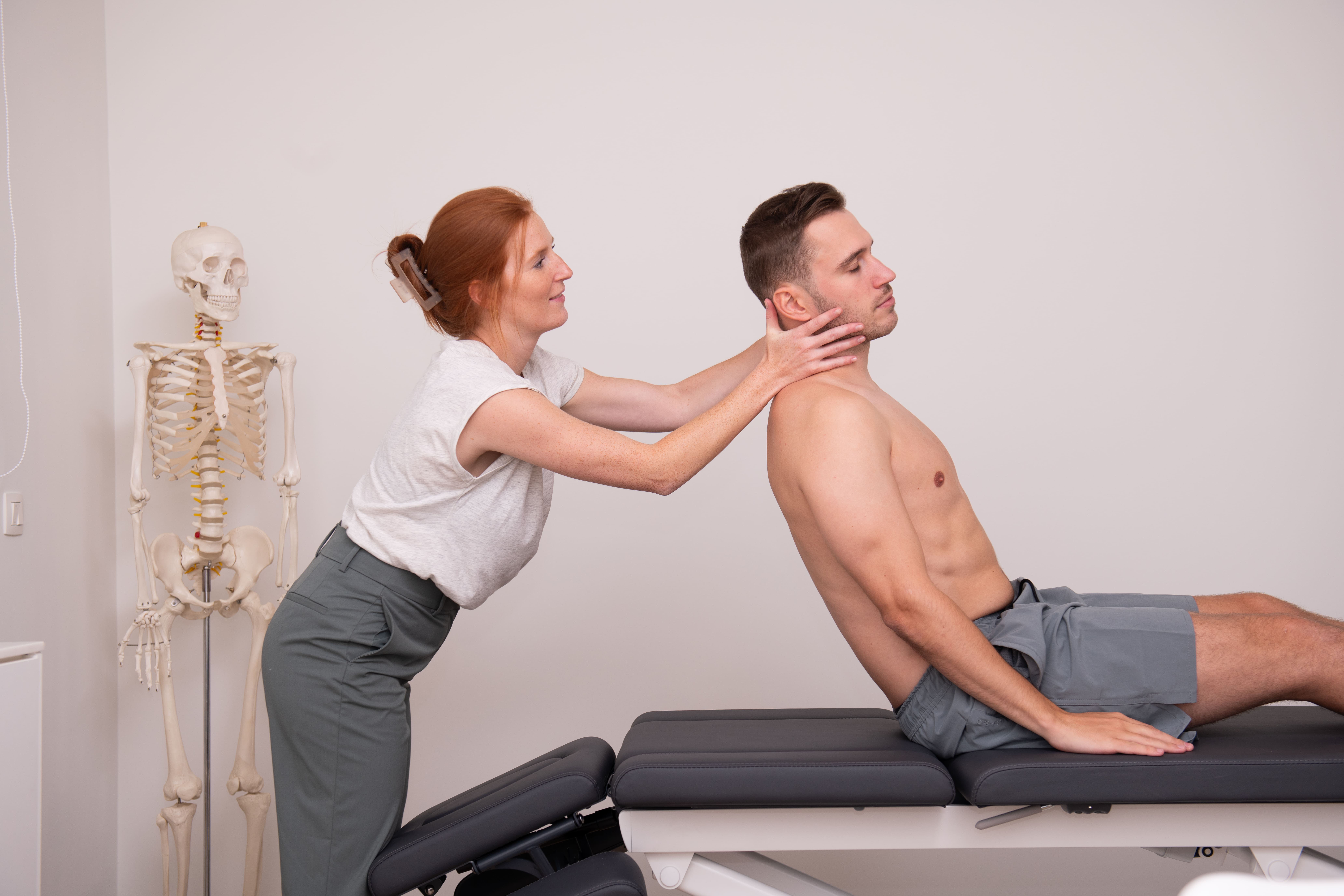 nekoefening voor duizeligheid